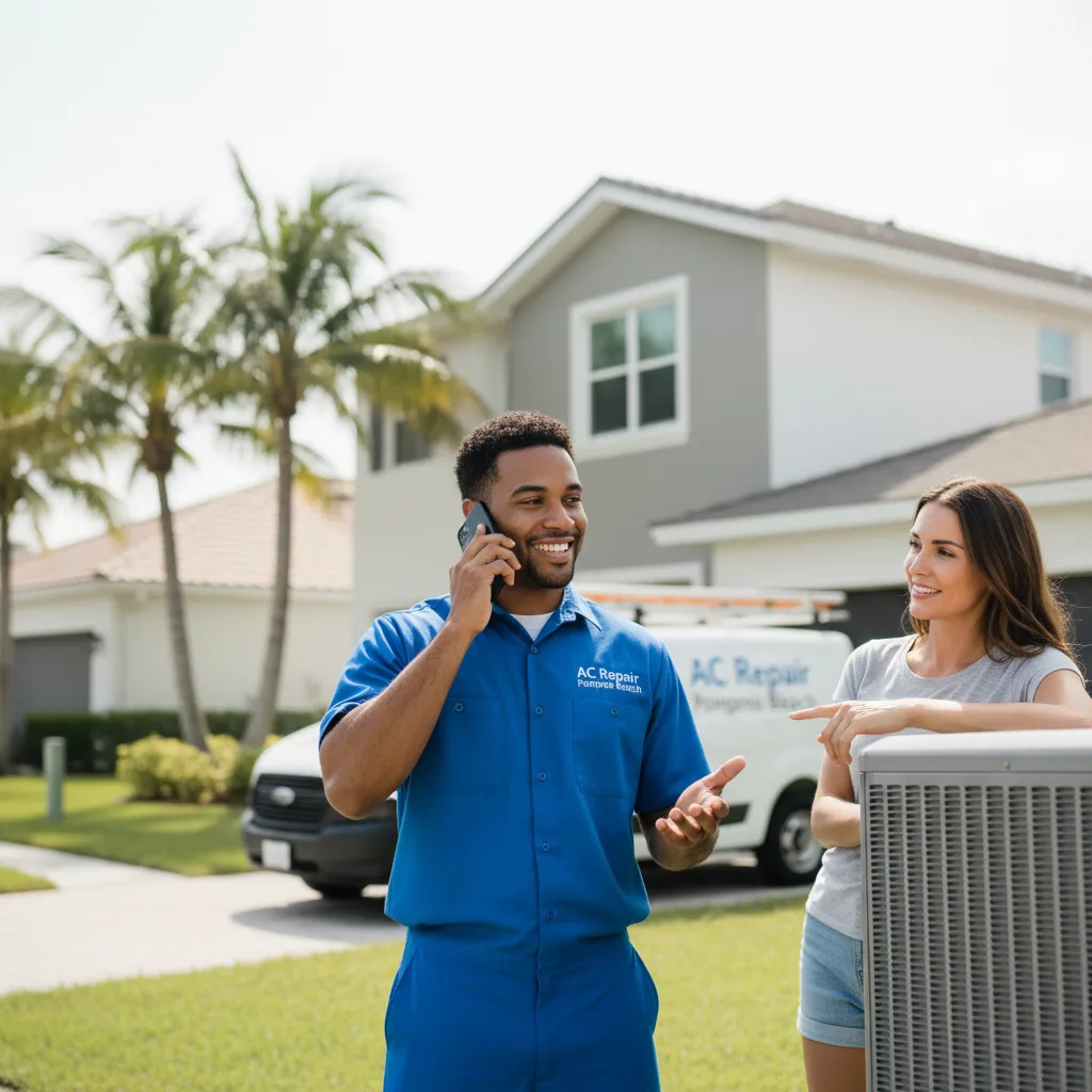 AC Repair Pompano Beach customer support in Broomall